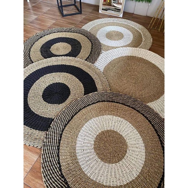 120cm Woven rug/Woven Carpet/seagrass Carpet/Round Carpet/Woven ambal