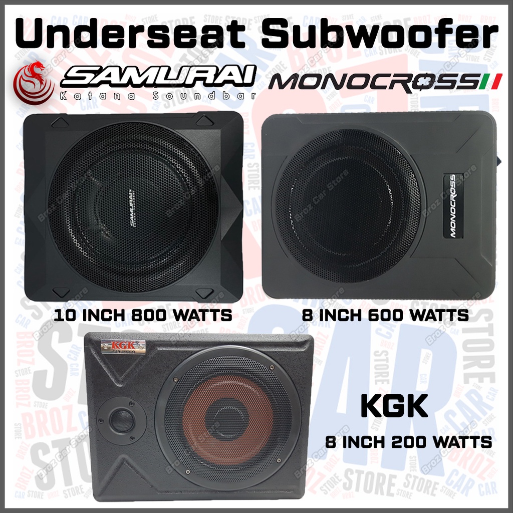 [Installation Available] SamuraiKatana BSXT10 10" 800W 8'' 200W Slim