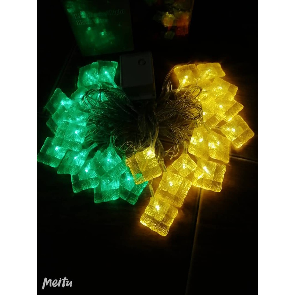 Lampu Raya Led Ketupat 12FT/Green &Yellow Fairy Light Shopee Malaysia