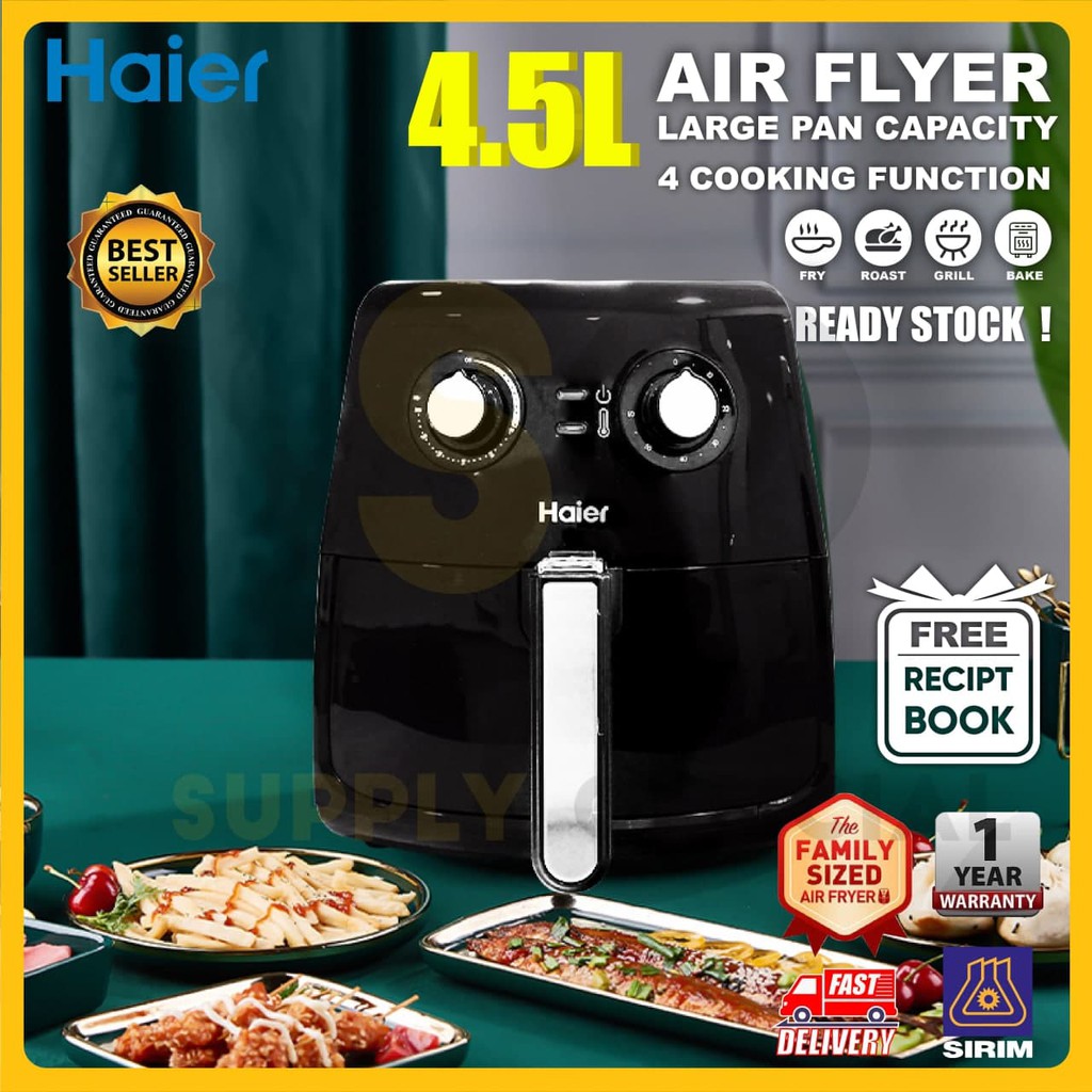 Haier Air Fryer 2.5L/3.0L/4.0L/4.5L/5.0L Capacity [1 year warranty & 24