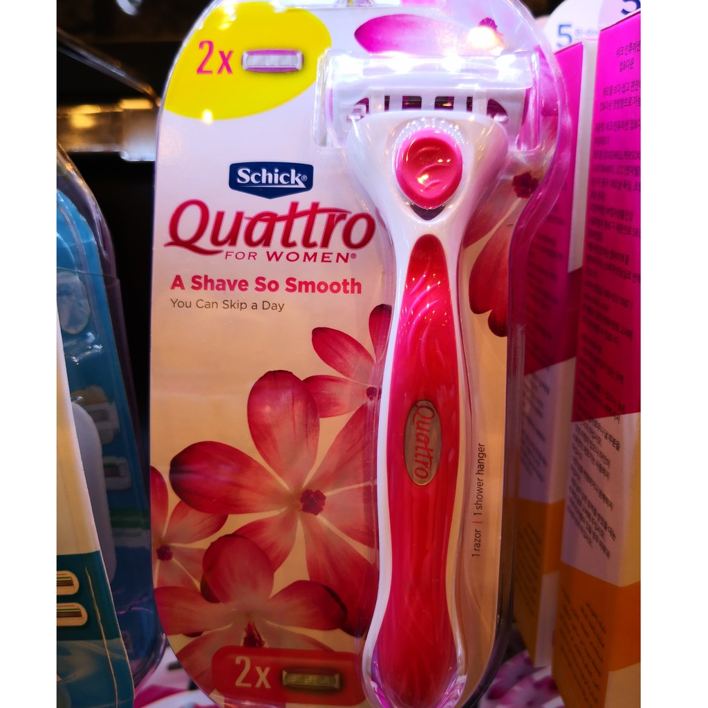 Schick Quattro For Woman (Hair Removal) Shaving woman (WELLNESS