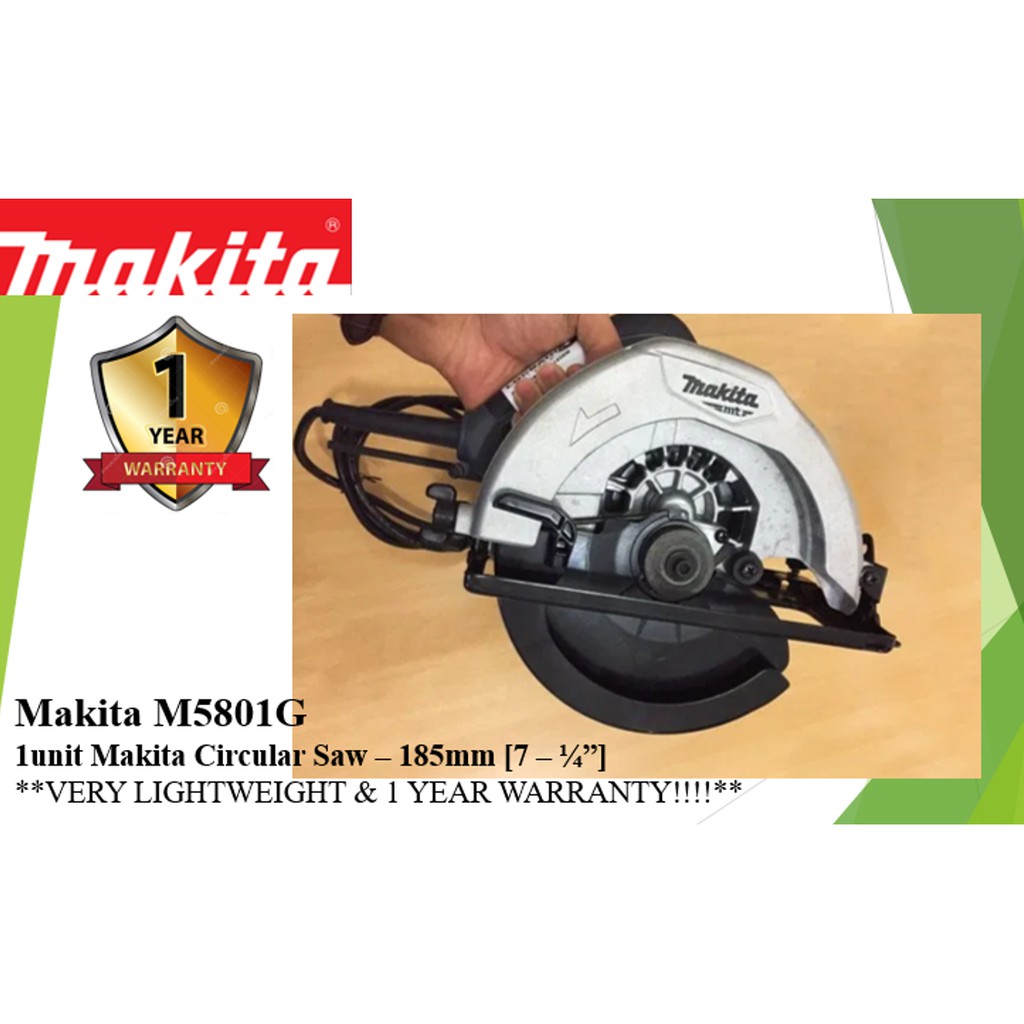 MAKITA M5801 CORDED CIRCULAR SAW [1 YEAR WARRANTY] JAPAN!!! (GKS7000
