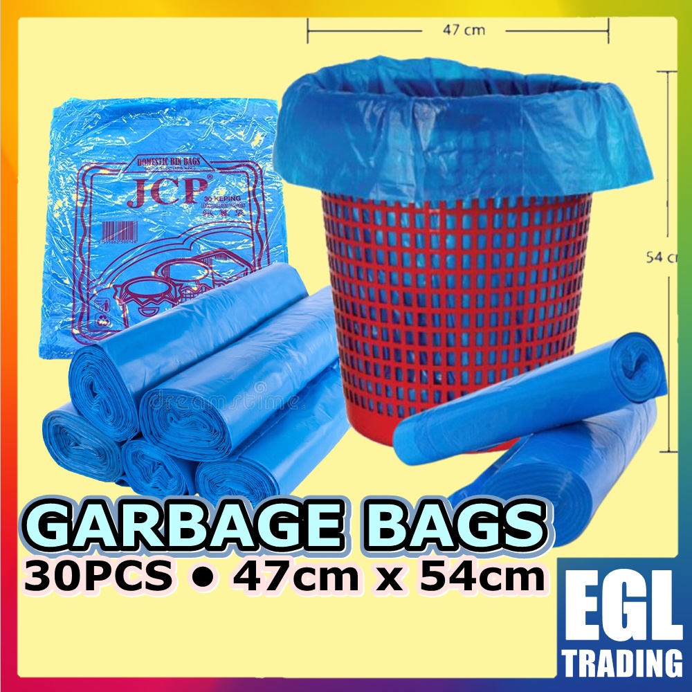 🇲🇾Ready Stock🇲🇾30 pulls💥JCP Plastic Dustbin Bag/Garbage Bag/Rubbish Bag