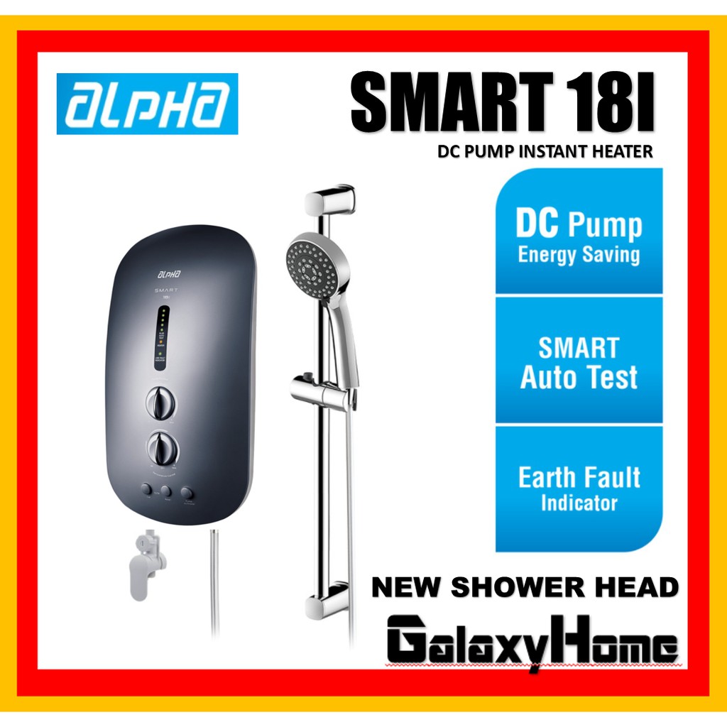 ALPHA SMART 18 I / E Instant Water Heater (DC Pump) (Without Pump