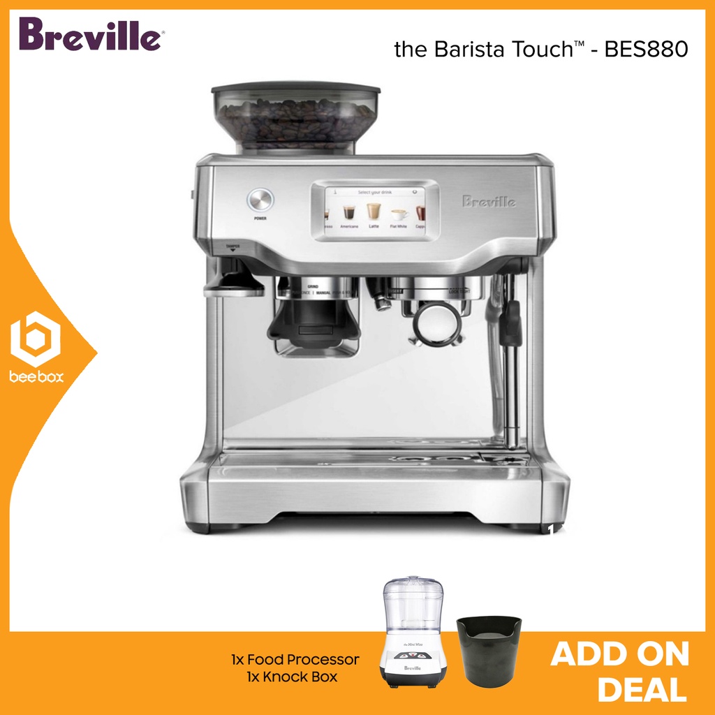 Breville The Barista Touch BES880 Automatic Coffee Machine with