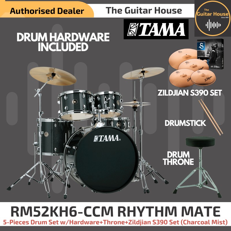Tama RM52KH6CCM RHYTHM MATE Drum Set with Zildjian S390 Cymbal Set