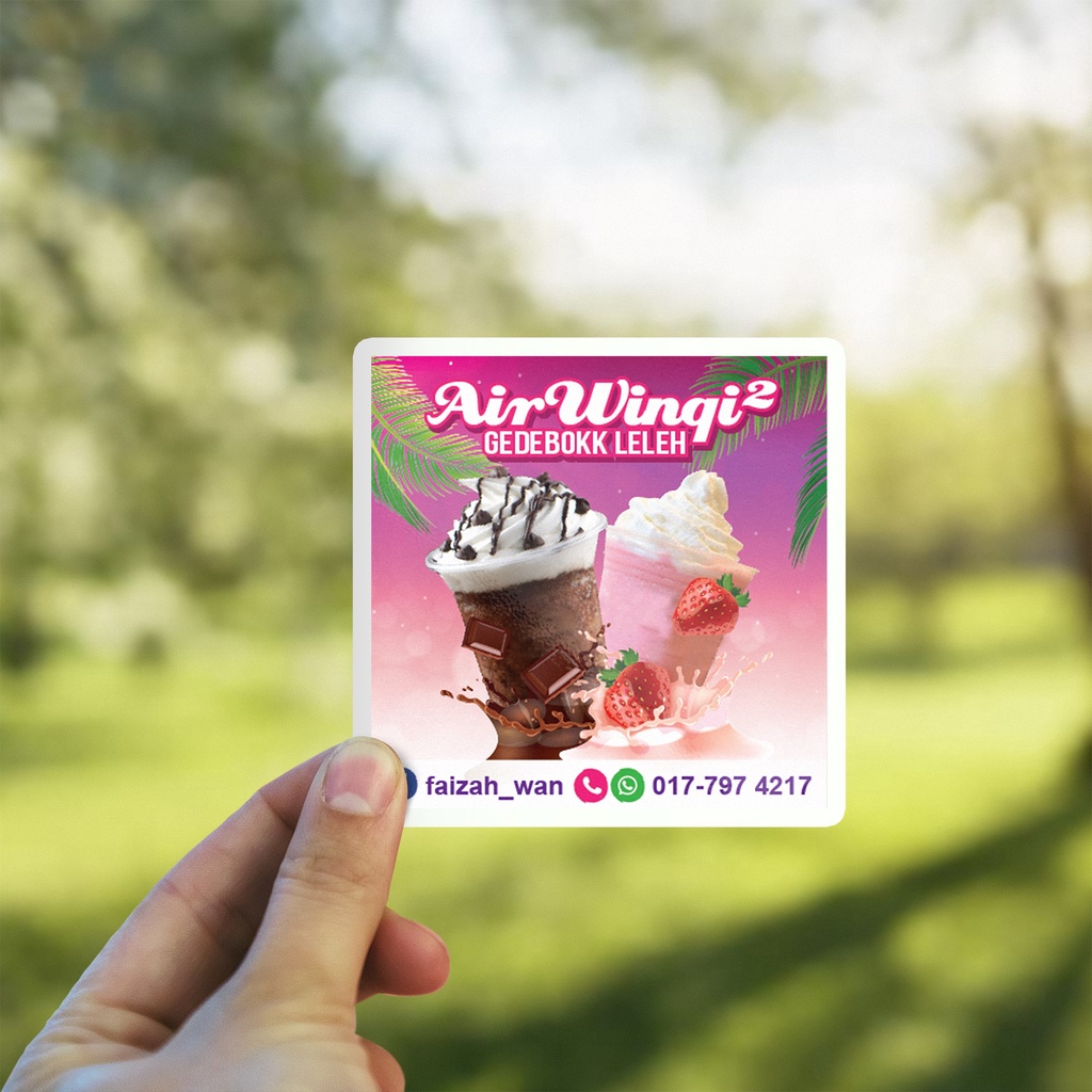 CUSTOM QUANTITY LABEL STICKER STICKER LABEL PRODUCTS STICKER