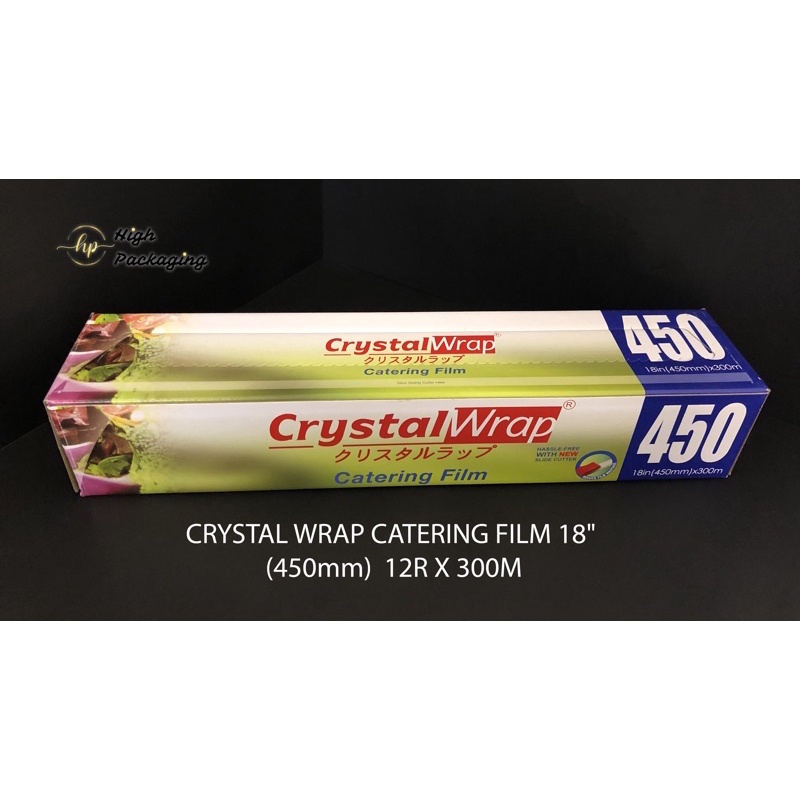 Crystal Wrap Catering Film 18” (450mm x 300m) Shopee Malaysia