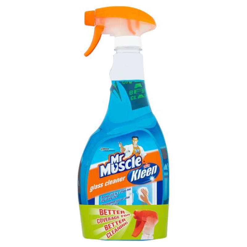 SC Johnson Mr Muscle Kiwi Kleen Superactive Glass Cleaner 500ml