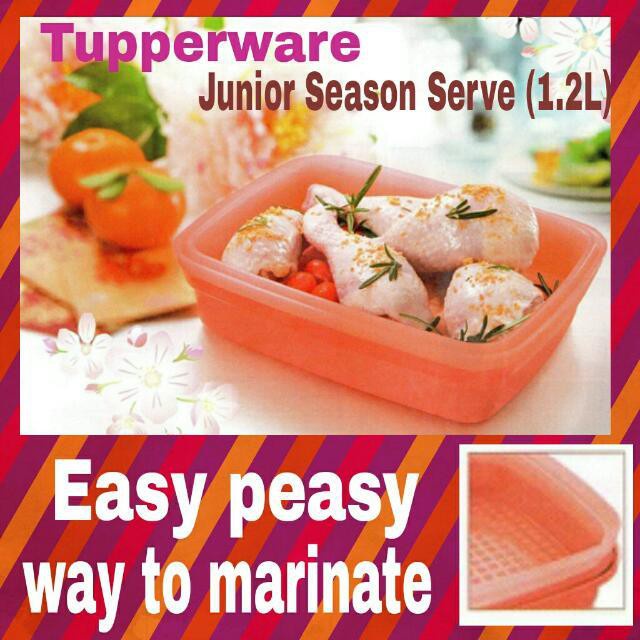 TUPPERWARE SEASON SERVE MARINATE 1.2L/ Junior Season Serve/ Marinate 1