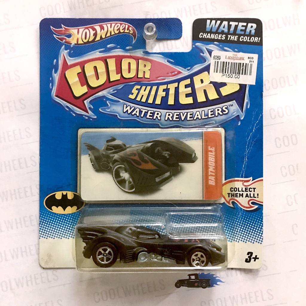 Hot Wheels 2011 Color Shifters Water Revealers Batman Batmobile (Card