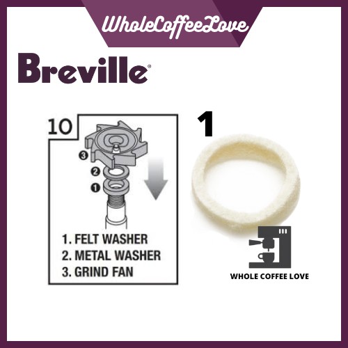 Breville Inner burr Felt Washer Shopee Malaysia