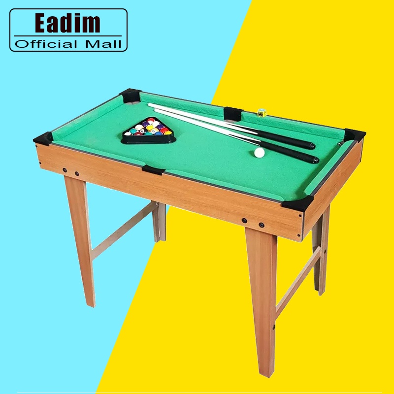 Mini Billiard Table for Kids Wooden With Tall Feet Pool Table Set Taco