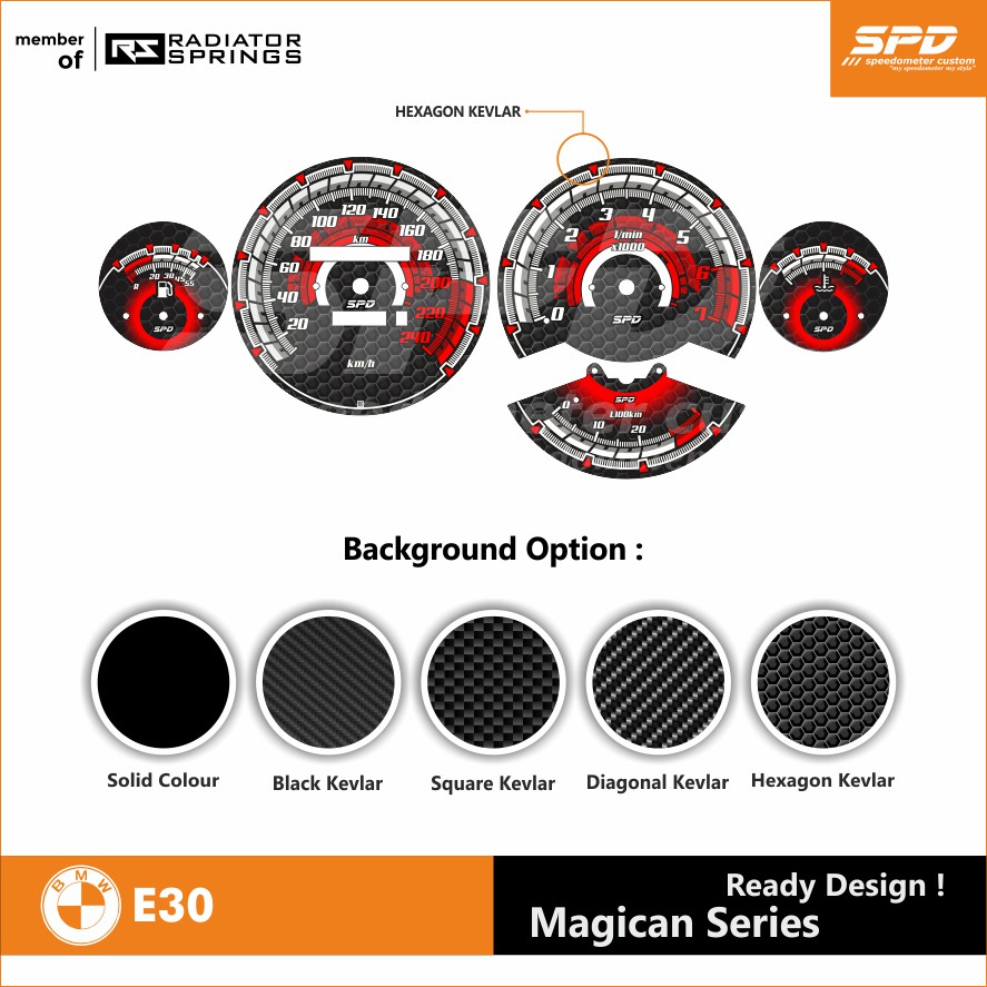 Panel Speedometer Custom BMW E30 | Shopee Malaysia