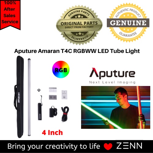Aputure Amaran T2C / T4C RGBWW LED Tube Light Stick for Commercial