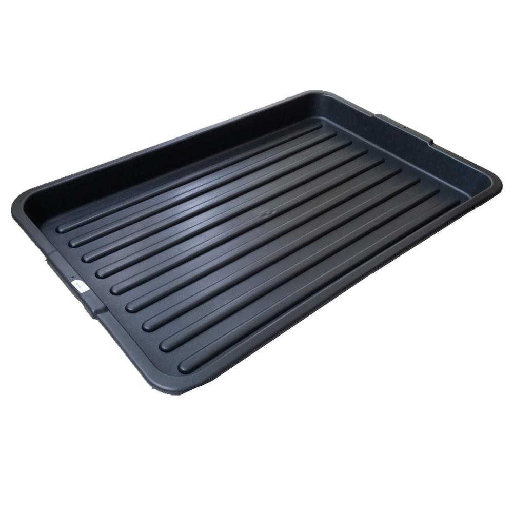 I800)Multi Use Car Boot Tray Plastic/Multipurpose Wet Dry Black/Stall
