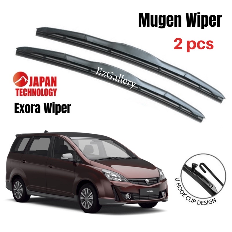 Proton Exora Wiper Depan Boneless Wiper Soft Silicon Mugen Japan