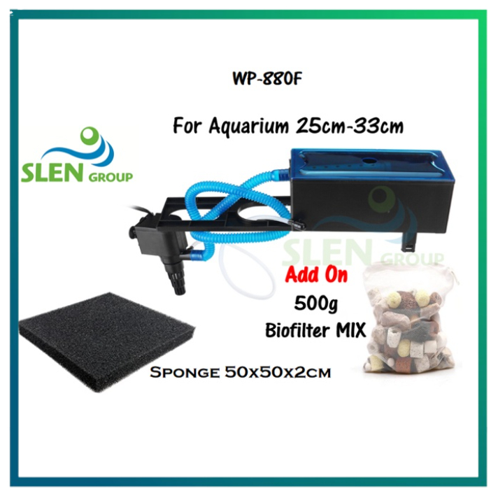 SLEN SOBO Top Filter WP880F 15W Aquarium External Box Power Head Pump