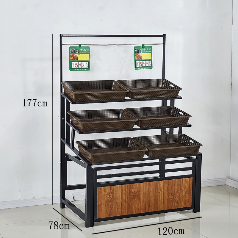 Vegetable Shelf Fruit Shop Supermarket Commercial Display Shelf Shelf