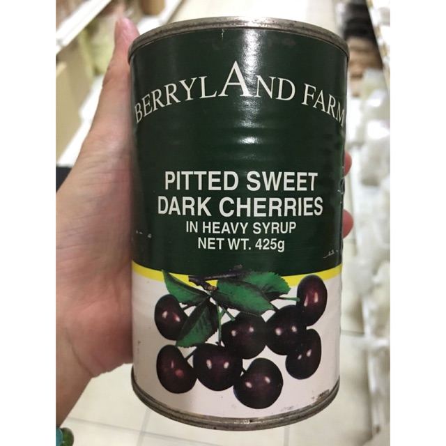 DSP PITTED DARK CHERRIES 425GM BERRYLAND FARM Shopee Malaysia
