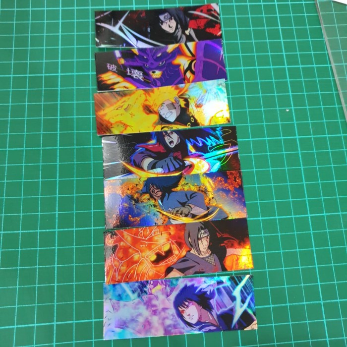 Slap Anime Sticker Naruto Set 7pcs Shopee Malaysia