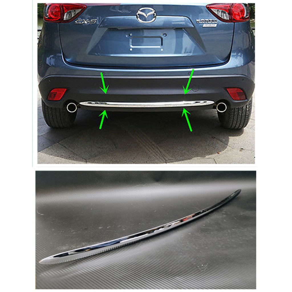 MAZDA CX5(CX5) 20122016 REAR BUMPER GUARD ABS CHROME TRIM Shopee