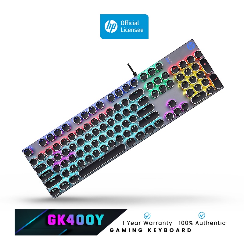 HP GK400Y Mechanical Gaming Keyboard/USB Wired/LED Backlight/Anti