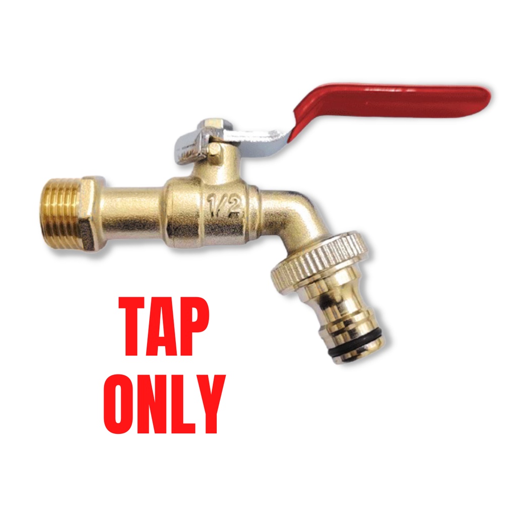 AG016 1/2" ITALY BRASS BALL TAP WASHING MACHINE TAP 水龙头 Shopee Malaysia