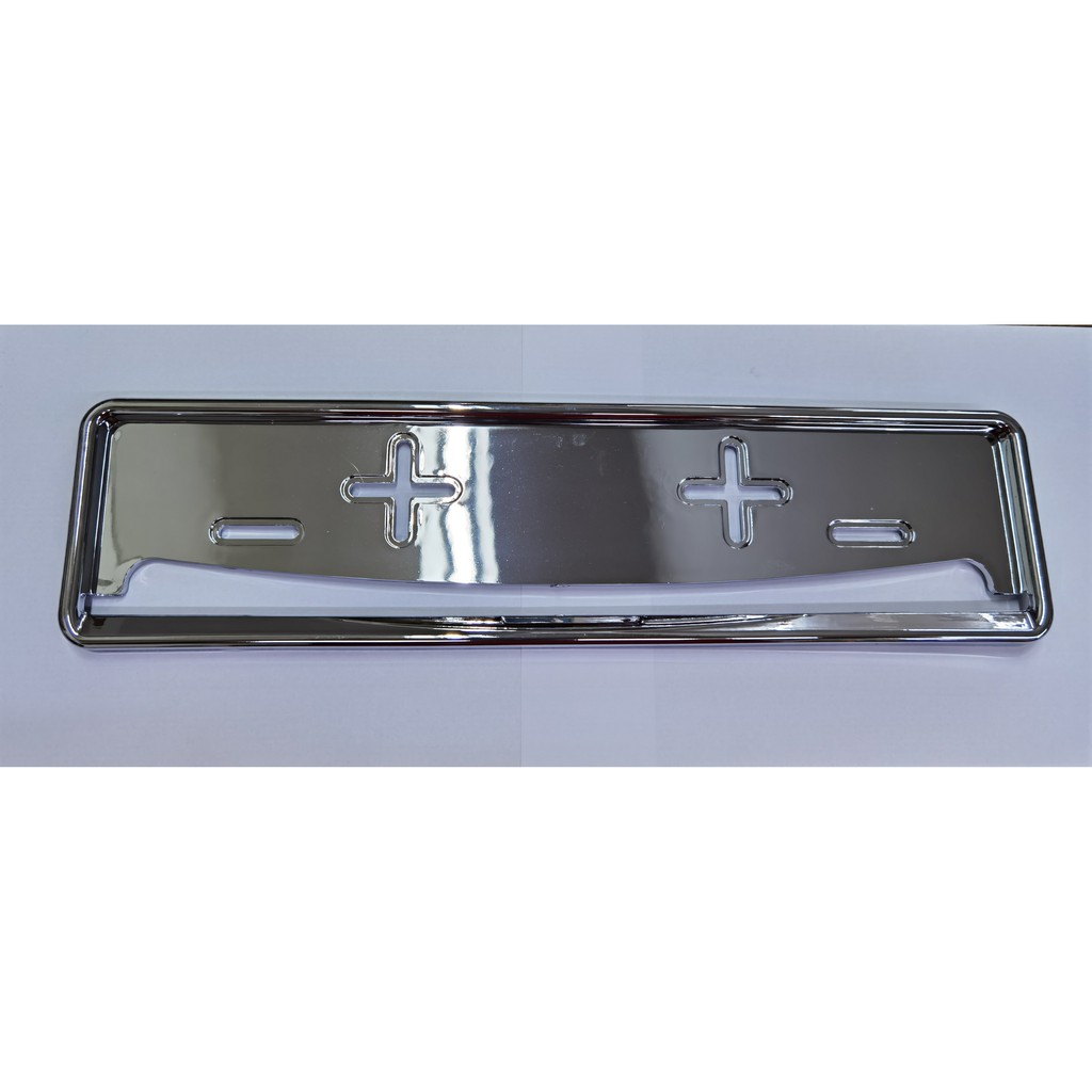 JDM Chrome Car License Plate Vehicle Number Plate Cover Holder Japan