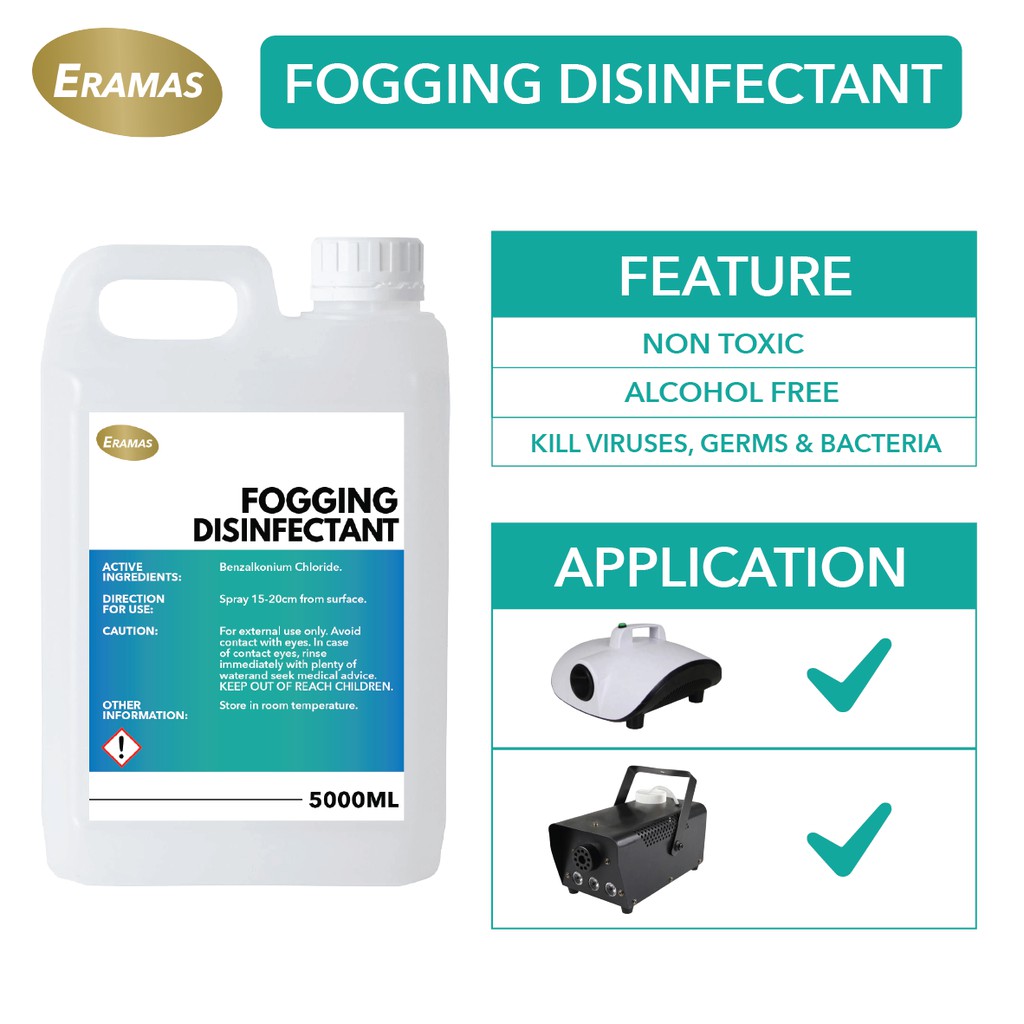 (LOW PRICE) Fogging Disinfectant /Fogging Liquid 5000ml (READY STOCK