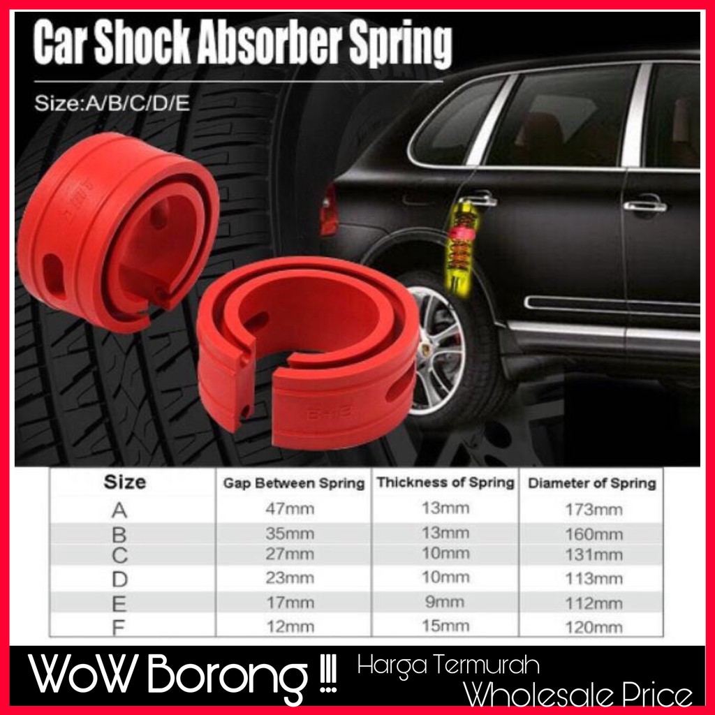 Coil Spring Buffer Power Cushion Buffer AMT Original Red Box Myvi, Axia