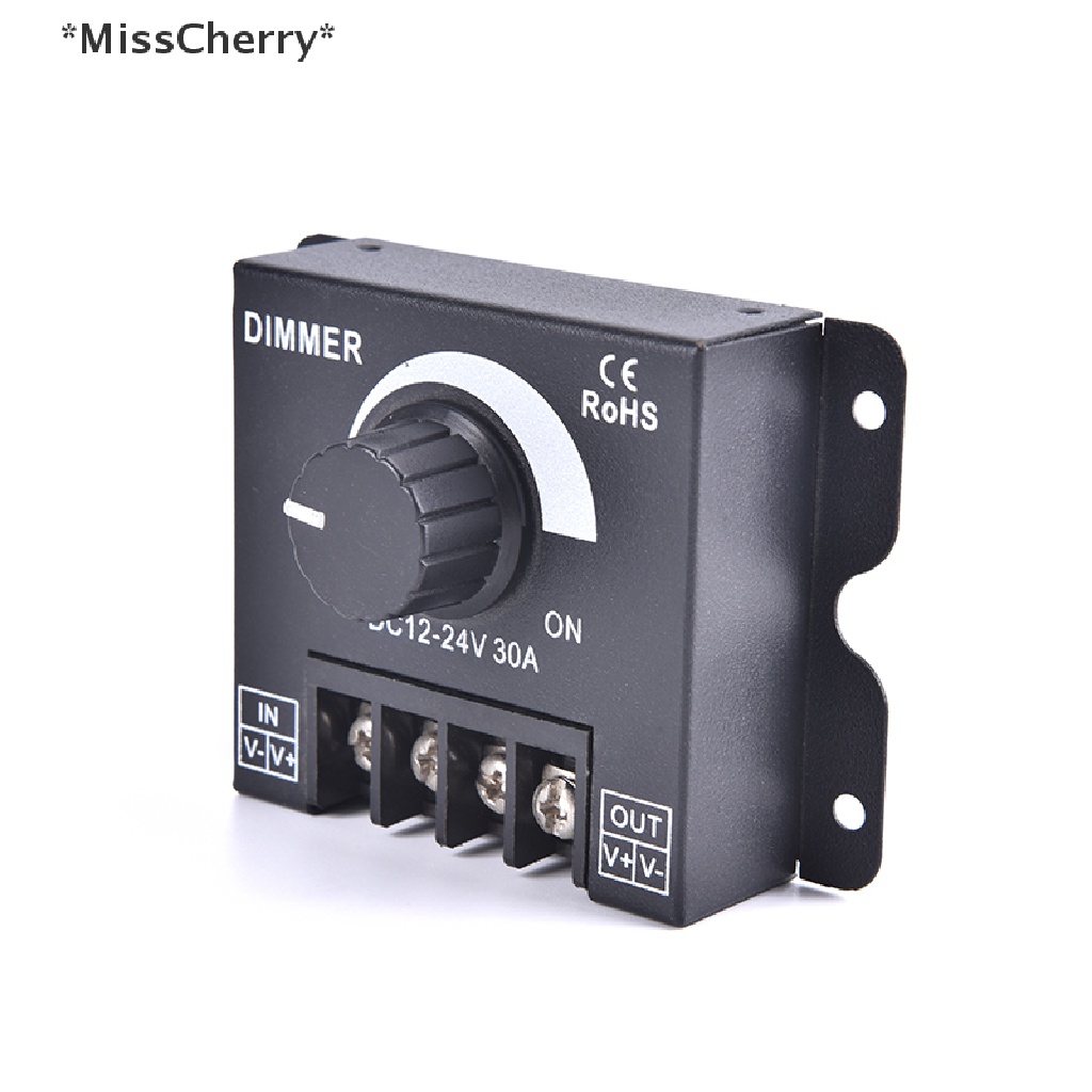 [[MissCherry]] DC 12V 24V LED Dimmer Switch 30A 360W Voltage Regulator Adjustable Dimmers [Hot