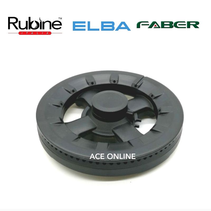 Glass Gas Stove Burner Cap OEM Brand Replacement Part Suitable For Elba