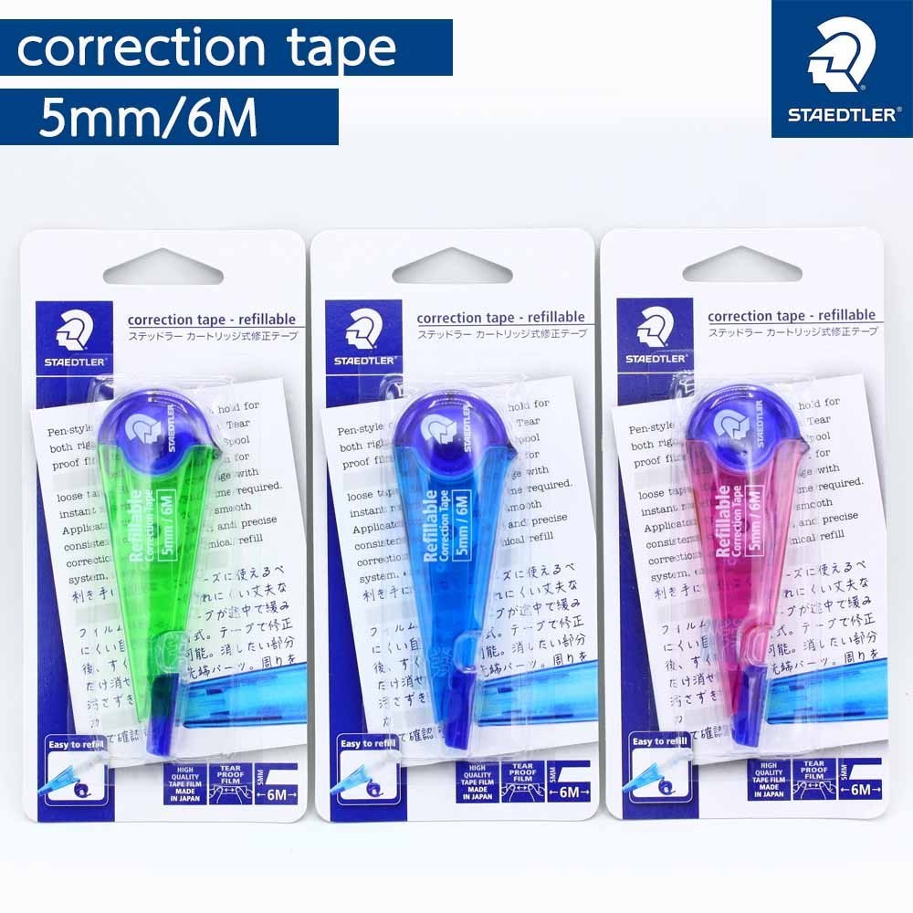 Staedtler Correction Tape Refillable (5mm x 6m) Shopee Malaysia