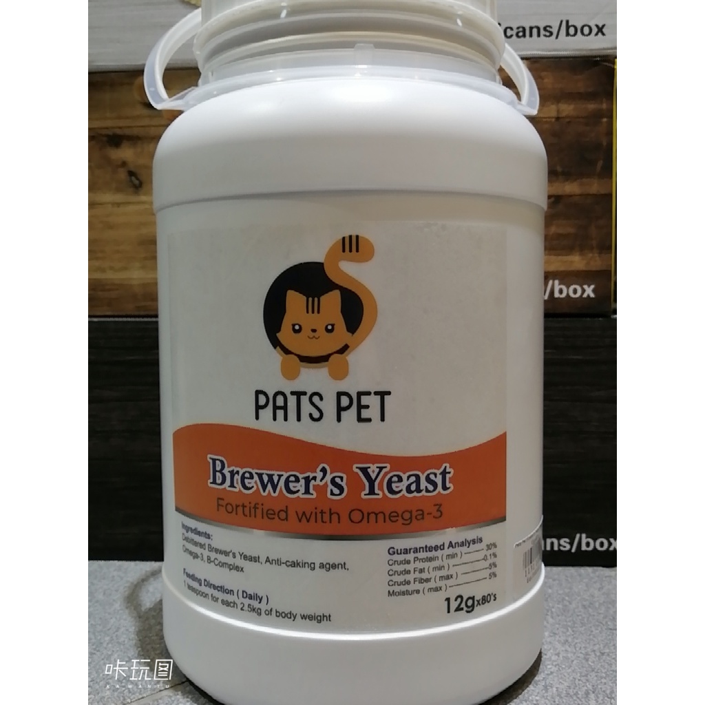 PATS PET Brewer's Yeast Fortified with Omega3(12g) Shopee Malaysia