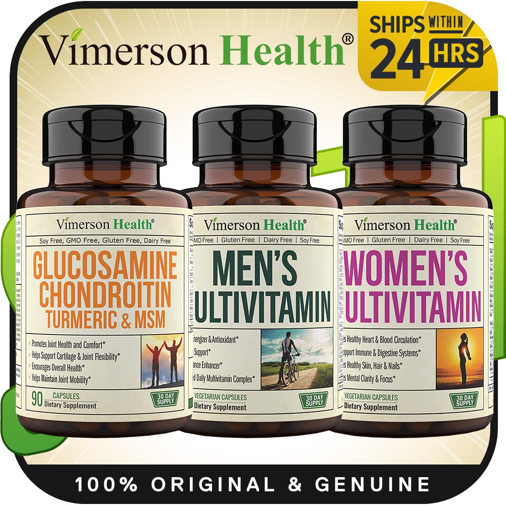 Vimerson Health Glucosamine Chondroitin Turmeric & MSM Men's