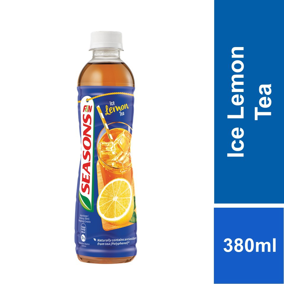 F&N SEASONS Ice Lemon Tea 380ml Shopee Malaysia