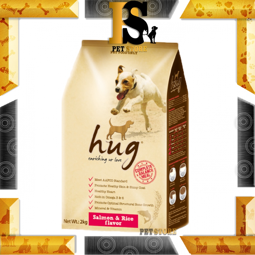 Hug Dog Food Salmon & Rice ( 2kg ) Shopee Malaysia