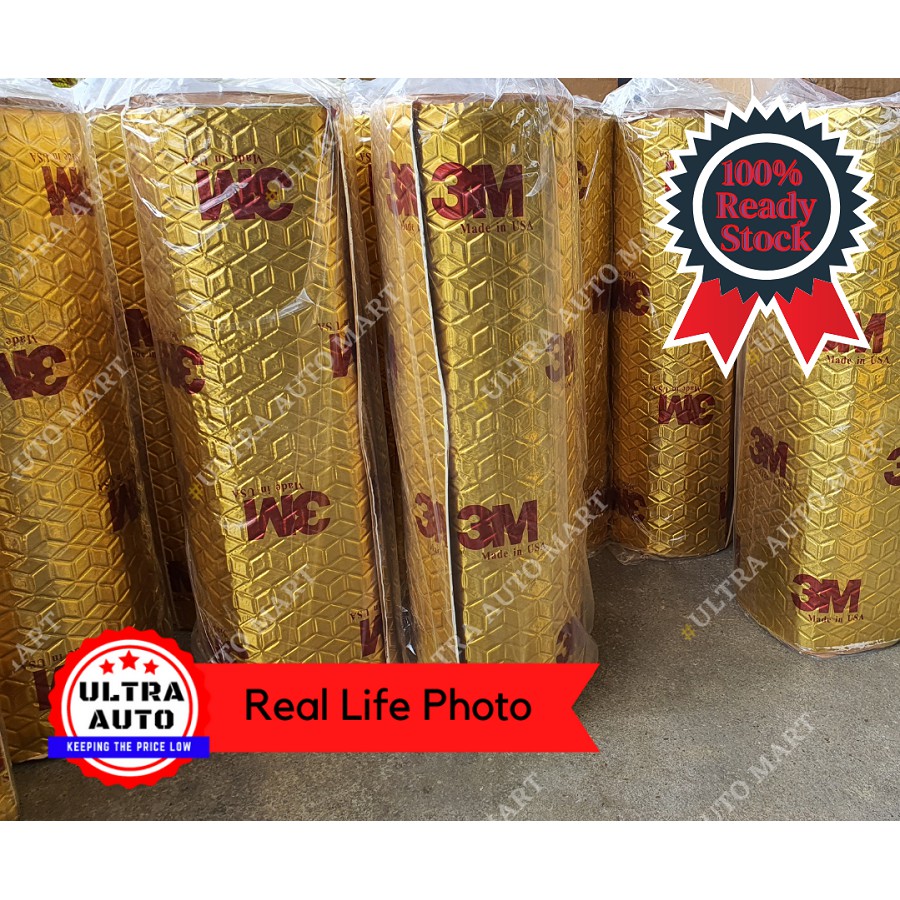 CAR 5M Roll 2 in 1 3M SOUND PROOF 46CM x 5M HEAT INSULATION LAYER