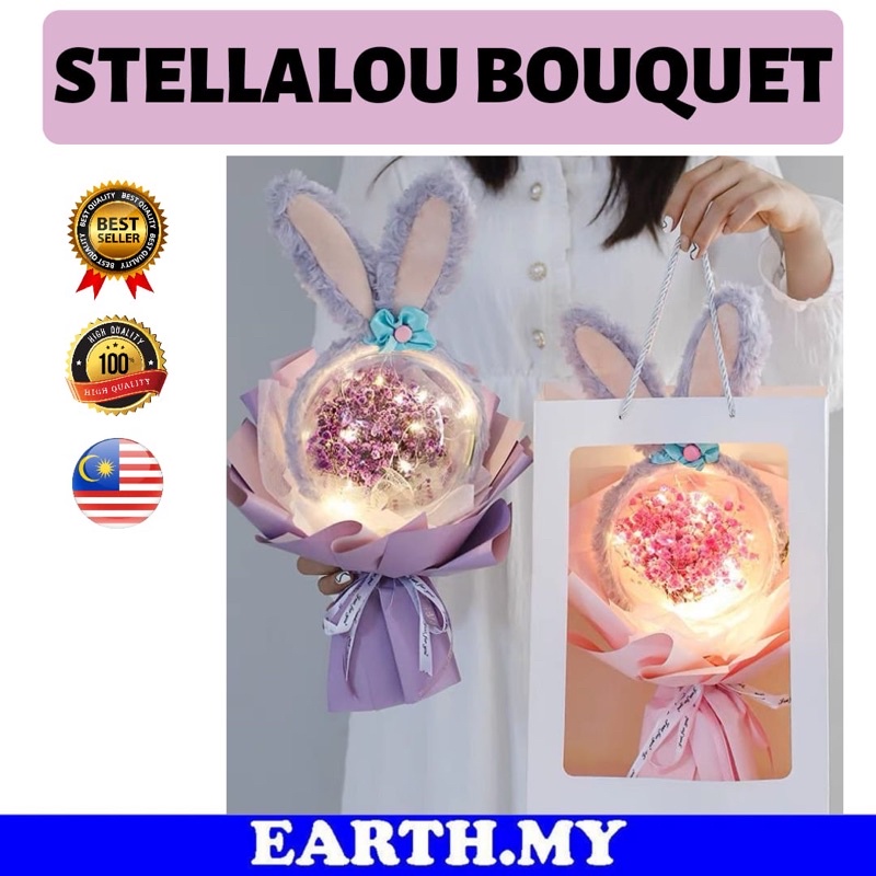 🎀BEST SALES🎀 Stellalou Bouquet 星黛露花束 Birthday Present Babybreath Cute