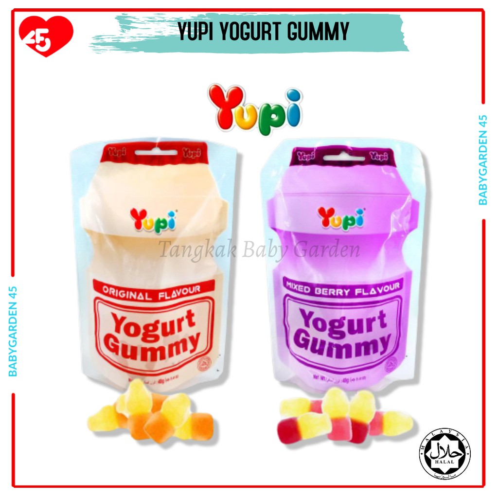 Yupi Yogurt Gummy [Original / Mixed Berry] Shopee Malaysia