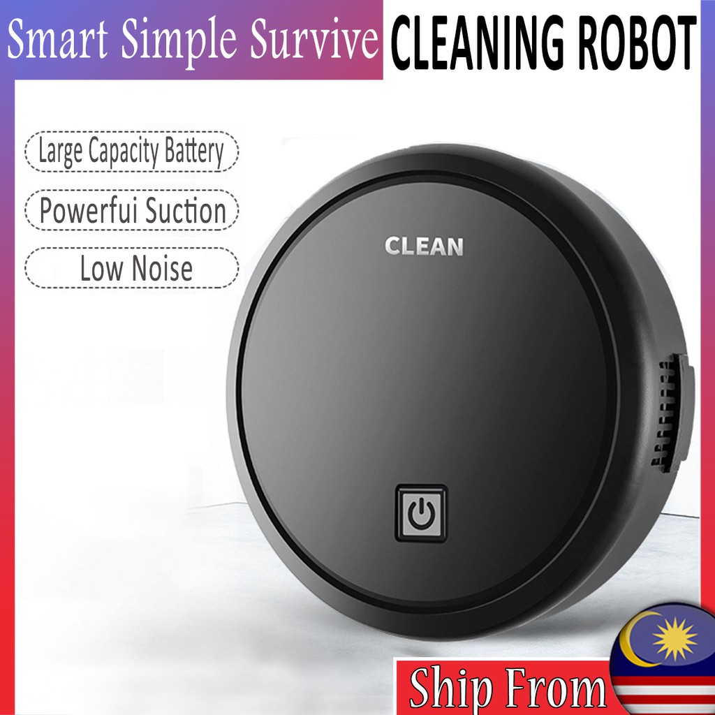 Smart Cleaning Robot USB Auto Clean Robot Vacuum Cleaner ES23 Shopee Malaysia