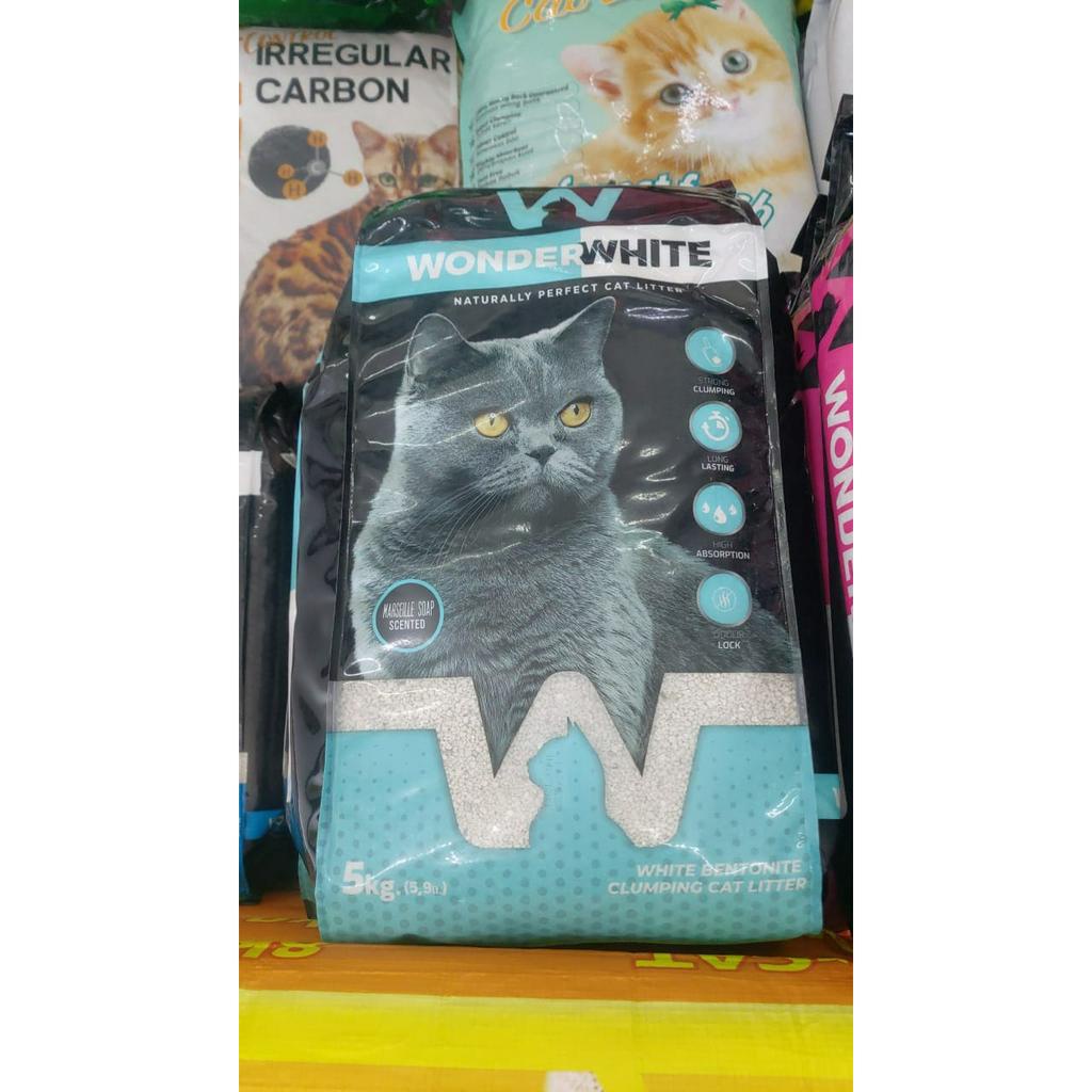 Wonder White Cat Litter 8.5L / 5Kg Pasir Kucing Murah Berkualiti MADE