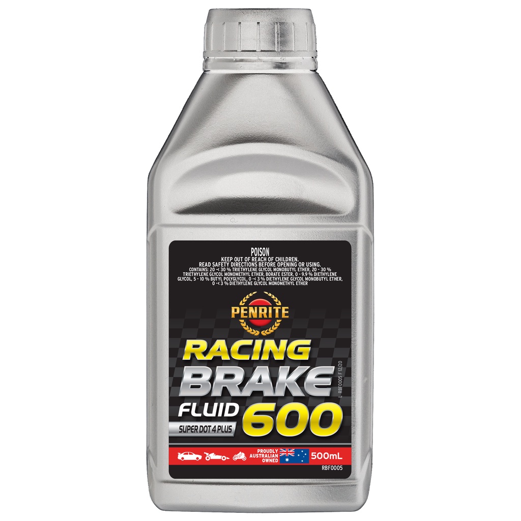 Penrite RACING BRAKE FLUID 600 (SUPER DOT 4 PLUS, US FMVSS No 116 Super