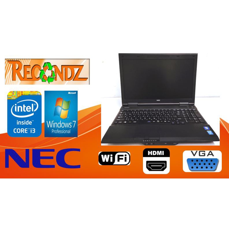 LAPTOP BAJET GAMING DAN STUDENT NEC Laptop VersaPro Intel Core i3