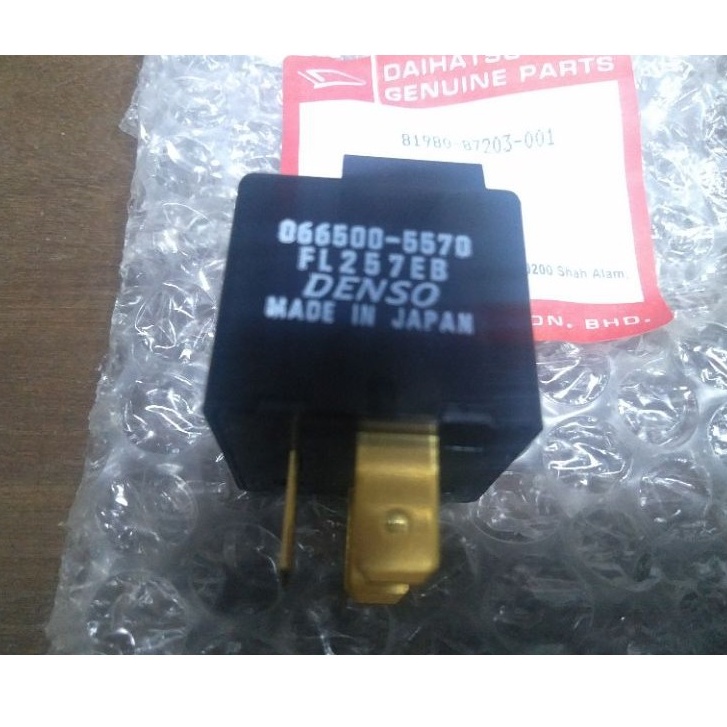 Original Denso Flasher Relay For Daihatsu DV57 Truck, Kancil, Kelisa