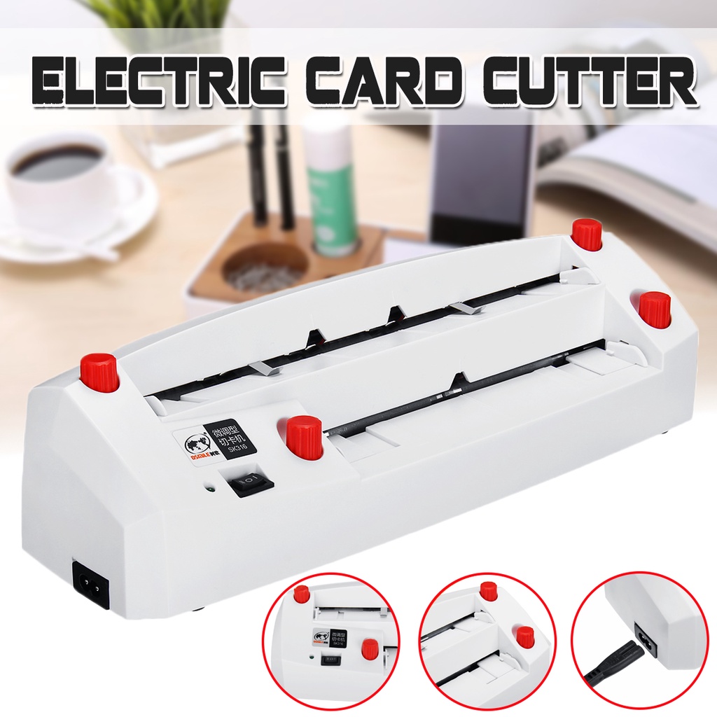 Automatic Name Card Slitter SK316 Business Card Cutting Machine Name