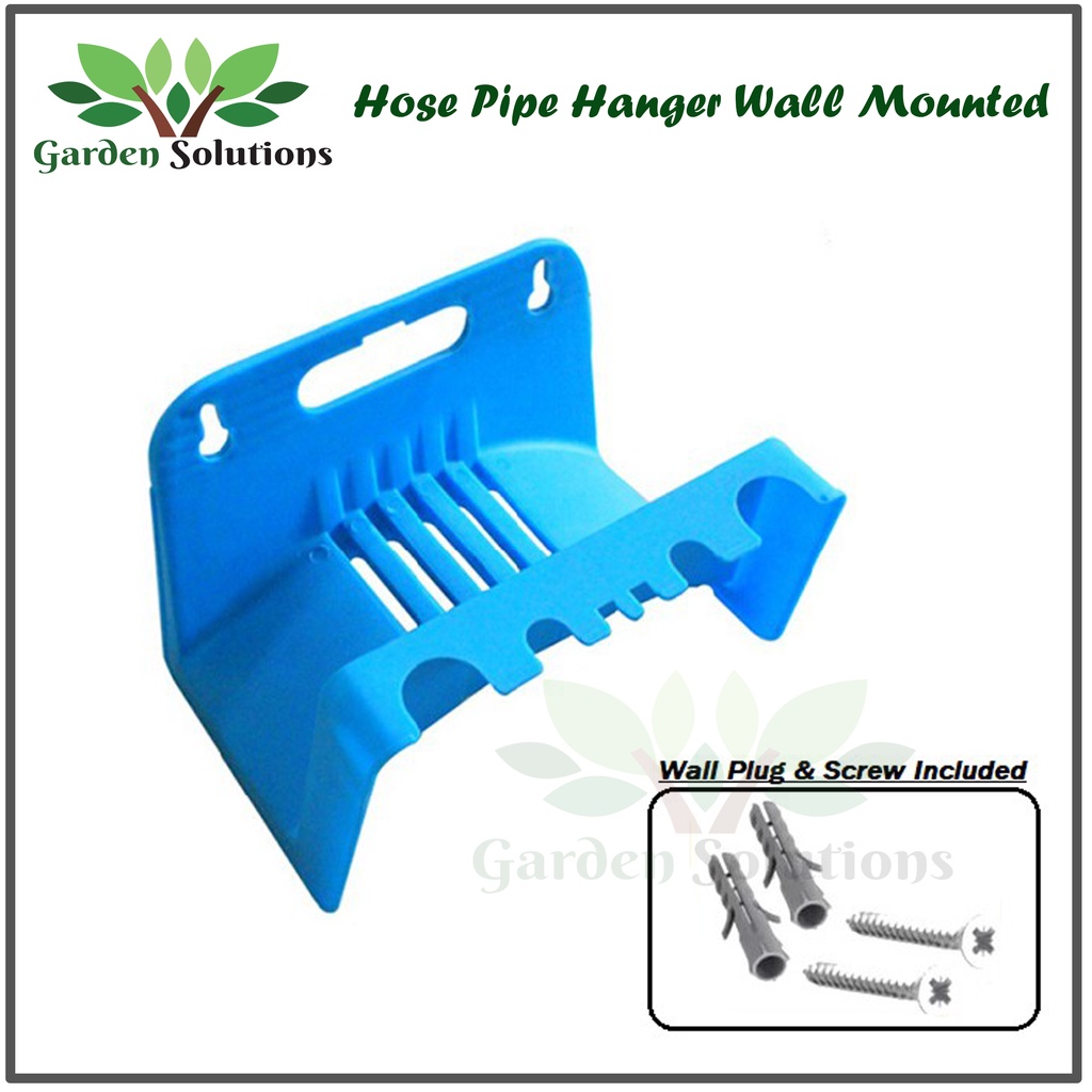 PVC Hose Hanger Pipes Reel Holder Wall Mounted Fence Tap Garden