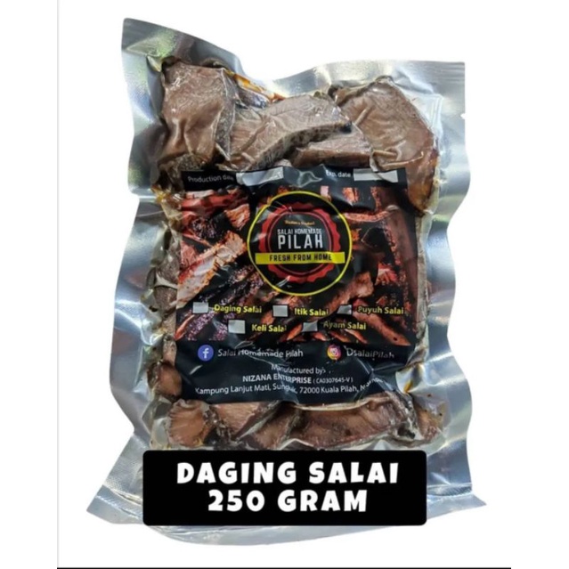 Daging Salai [Batang Pinang aka Tenderloin] 250G Shopee Malaysia