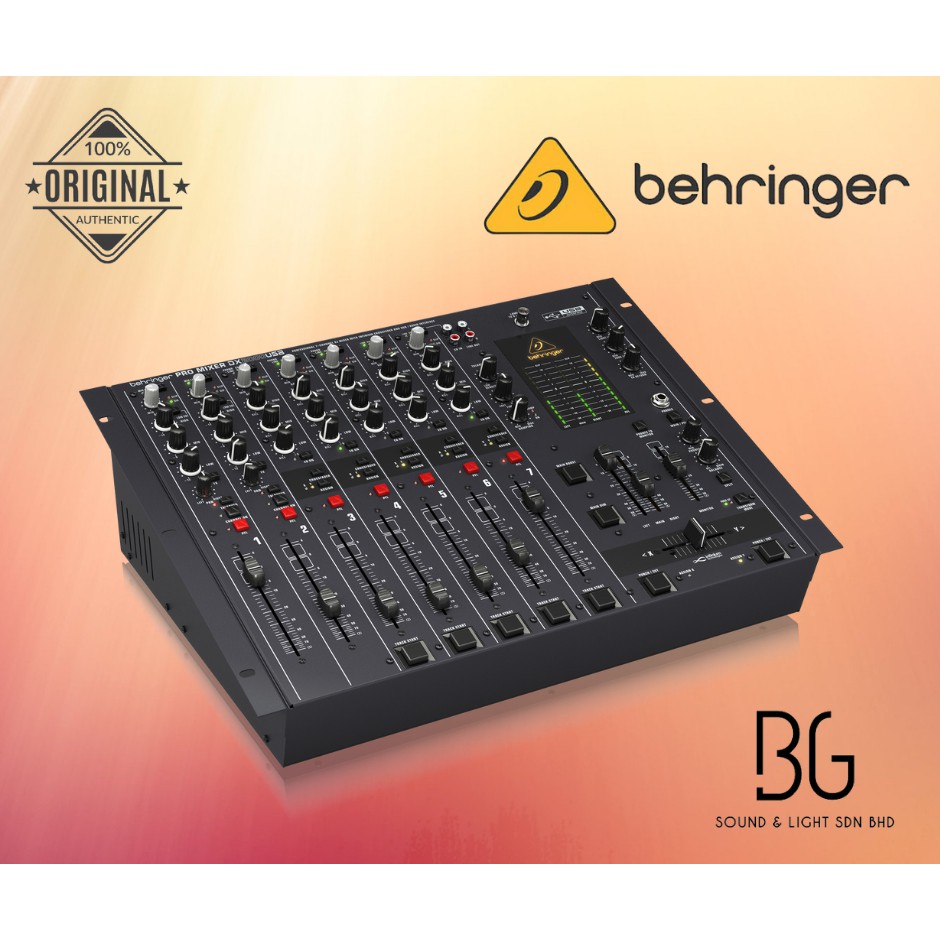 Behringer Pro Mixer DX2000USB 7channel DJ Mixer Shopee Malaysia